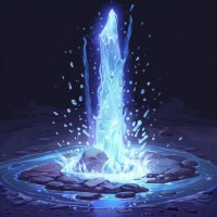 BLUE Digital Water Fountain BLUE Digital Water Fountain